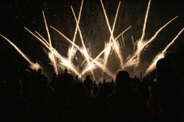 Castillo de fuegos artificiales de fiestas en Dénia 2023 10