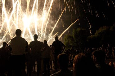 Castillo de fuegos artificiales de fiestas en Dénia 2023 12