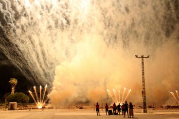 Castillo de fuegos artificiales de fiestas en Dénia 2023 16