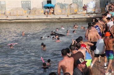 celebracion de los bous a la mar en denia el pasado lunes