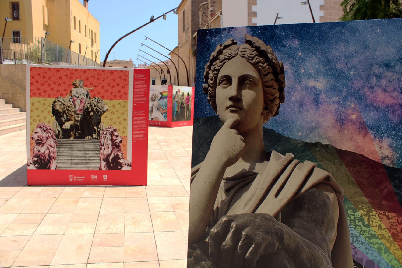 Exposición al aire libre 'Planificando la diversidad LGTBI+, Arte y Cultura' en Dénia