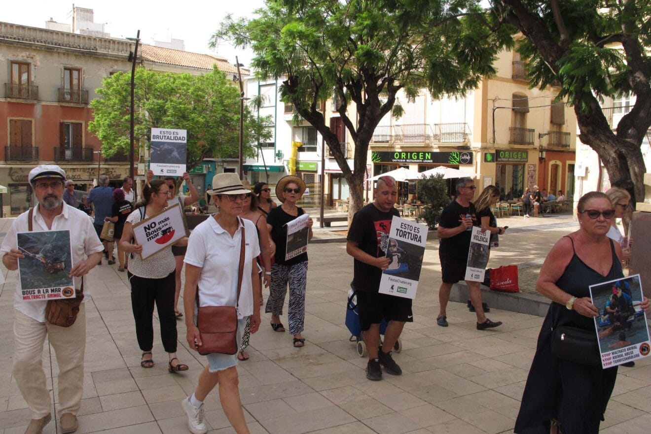 Manifestación contra los Bous a la Mar en Dénia 10