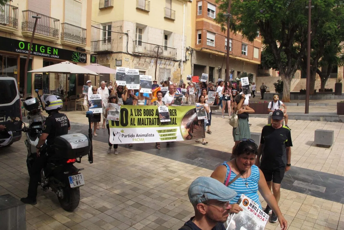 Manifestación contra los Bous a la Mar en Dénia 17