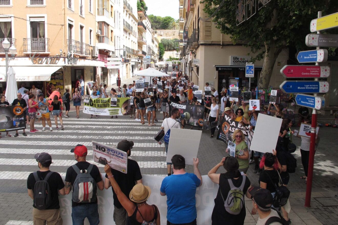 Manifestación contra los Bous a la Mar en Dénia 19
