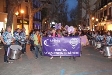 manifestació pel dia de la dona en denia el 2023