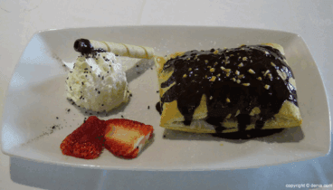 Postre casero de Restaurante L’anfora