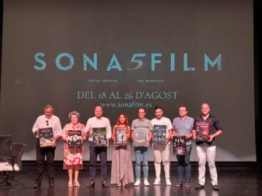 presentacion de la 5a edicion del sonafilm en el auditori de teulada moraira