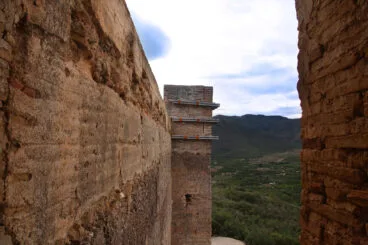 vista de dentro do castell de forna latzubia