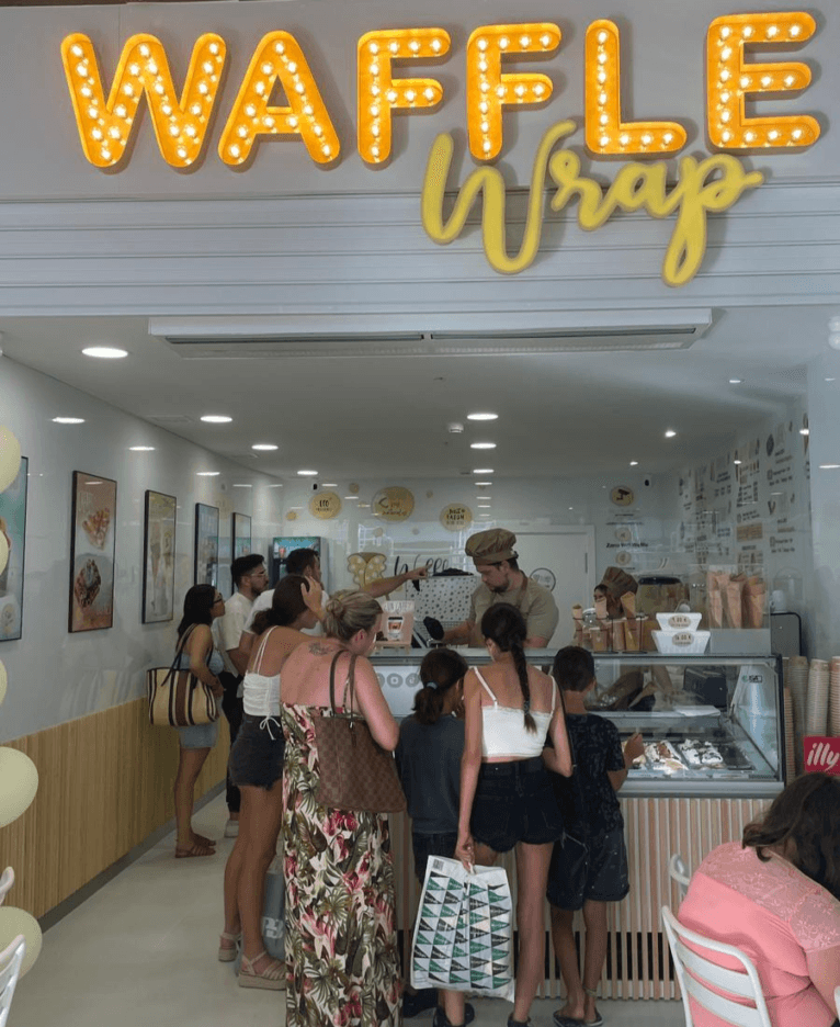 Imagen del nuevo Waffle Wrap en Valencia