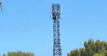 antenas instaladas en la torre de les rotes de denia portada