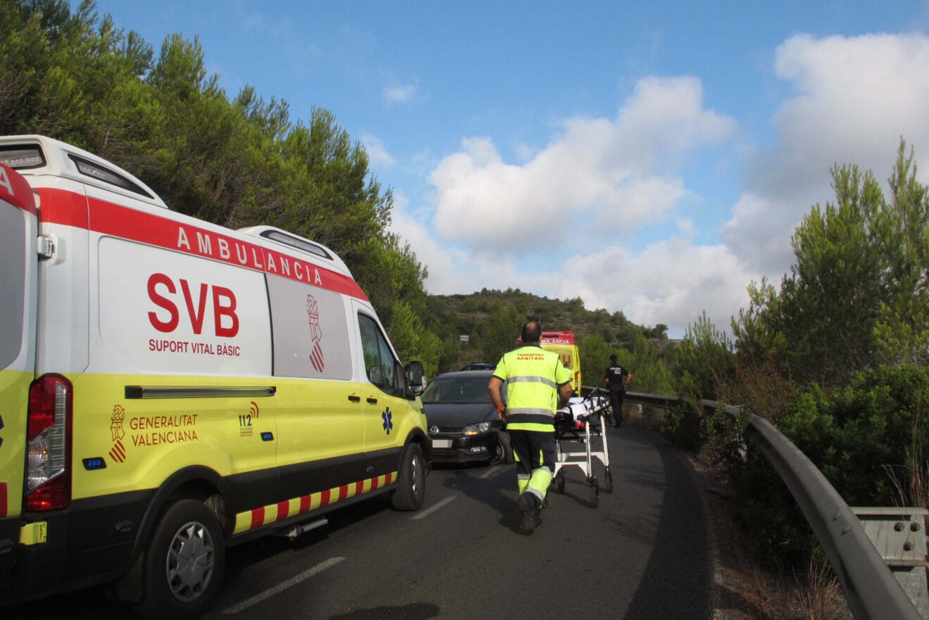 Servicio sanitario en el accidente de Les Planes