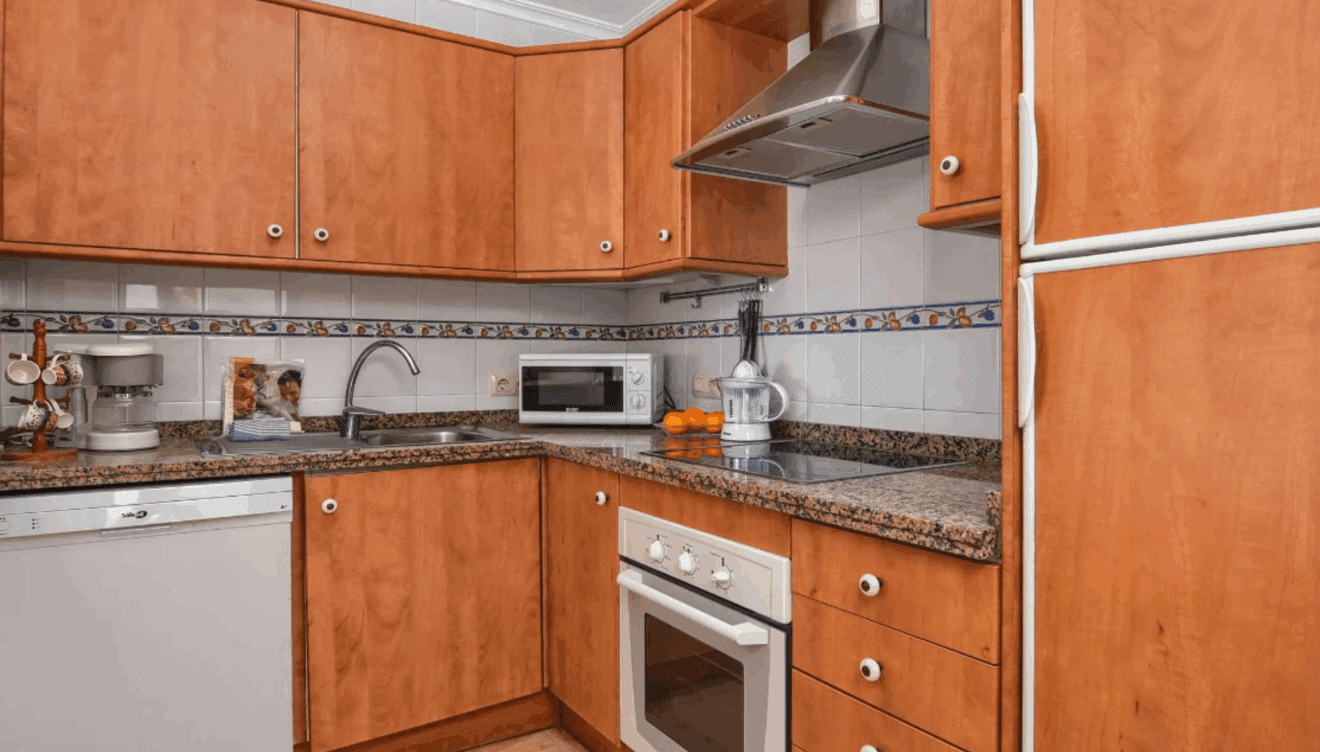 Cocina americana completamente equipada