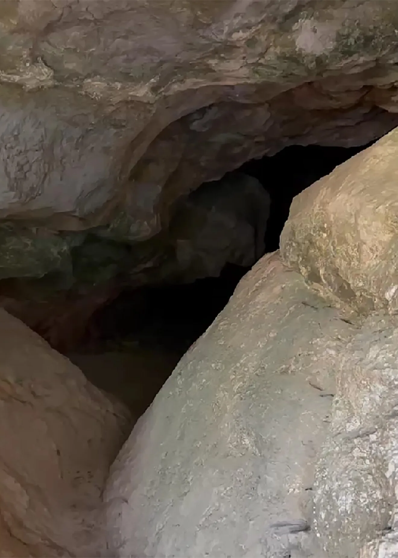 Entrada a la Cova de l'Aigua