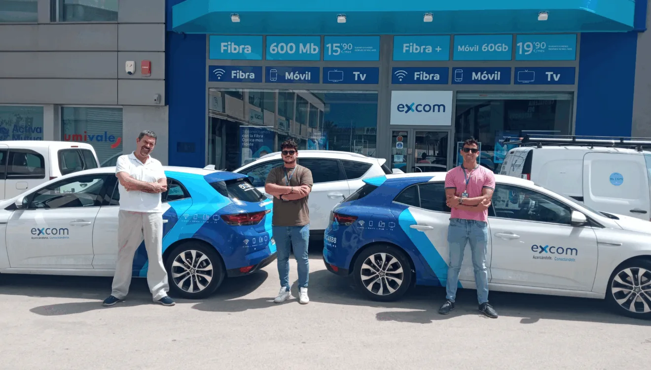 Equipo comercial de Excom