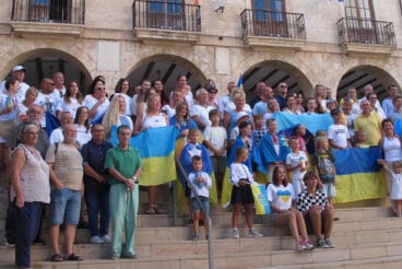 minuto de silencio en denia por ucrania 01
