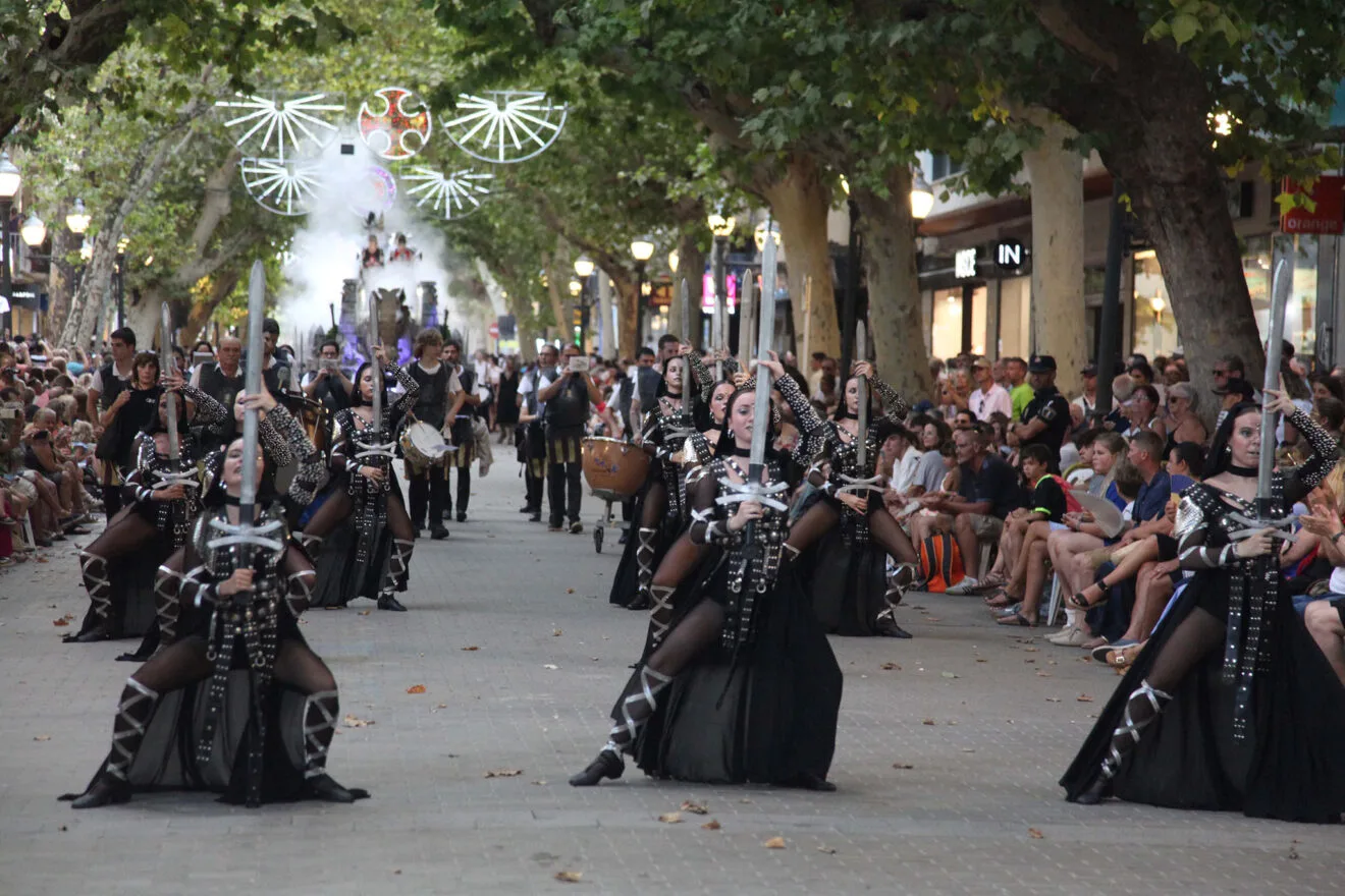 Boato de la capitanía cristiana del Desfile de Gala de Dénia