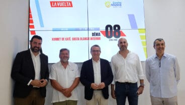 presentacion de la etapa 8 de la vuelta con salida en denia