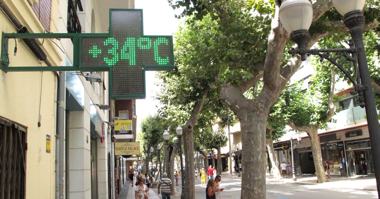 Termómetro de la calle Marqués de Campo de Dénia