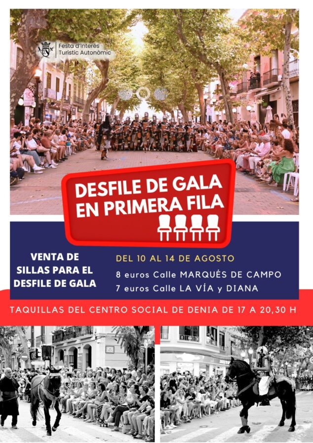 Imagen: Tickets desfile Gala Moros i Cristians Dénia