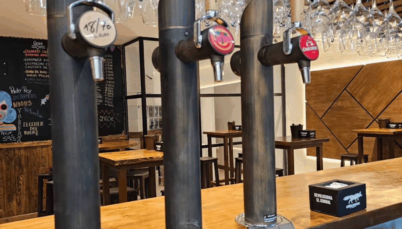 Vinos y una amplia variedad de cervezas
