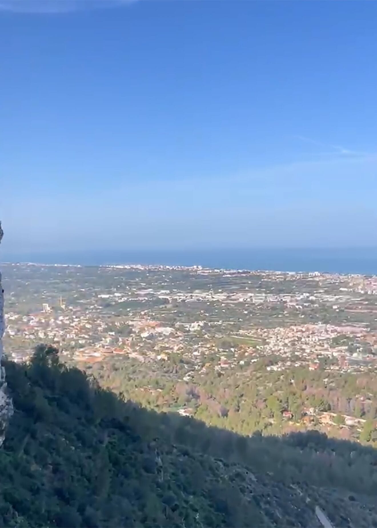 Vistas desde la Cova de l'Aigua