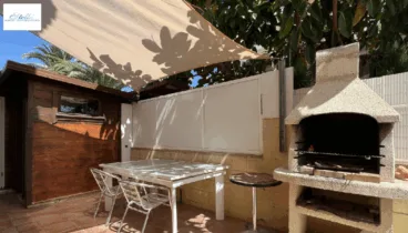 Zona de barbacoa al aire libre