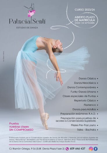 Cartel Escuela de Danza Patricia Sentí