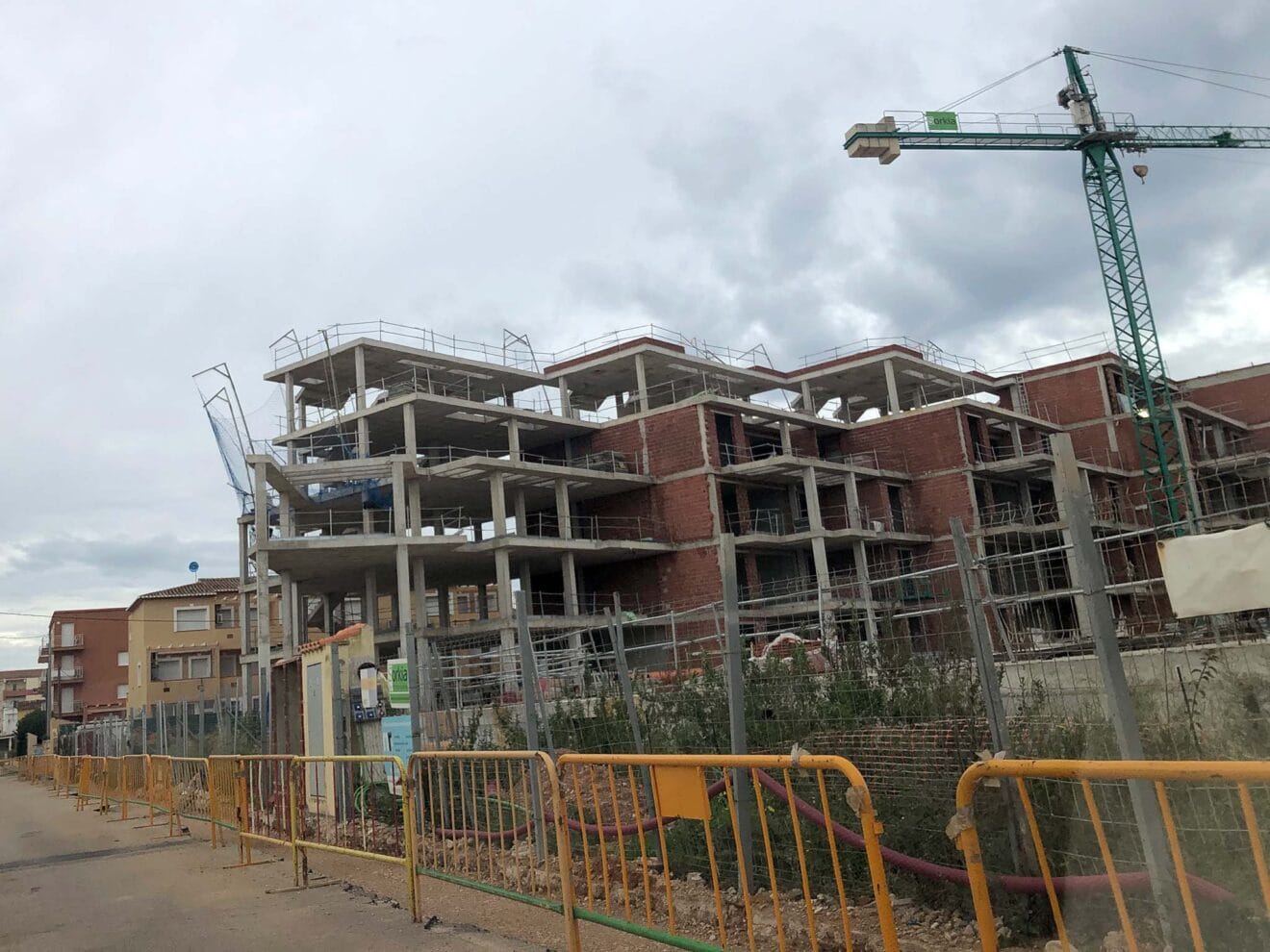 Edificio en construcción en Dénia