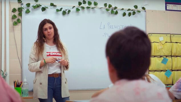 imagen del corto la mestra del i e s maria ibars de denia