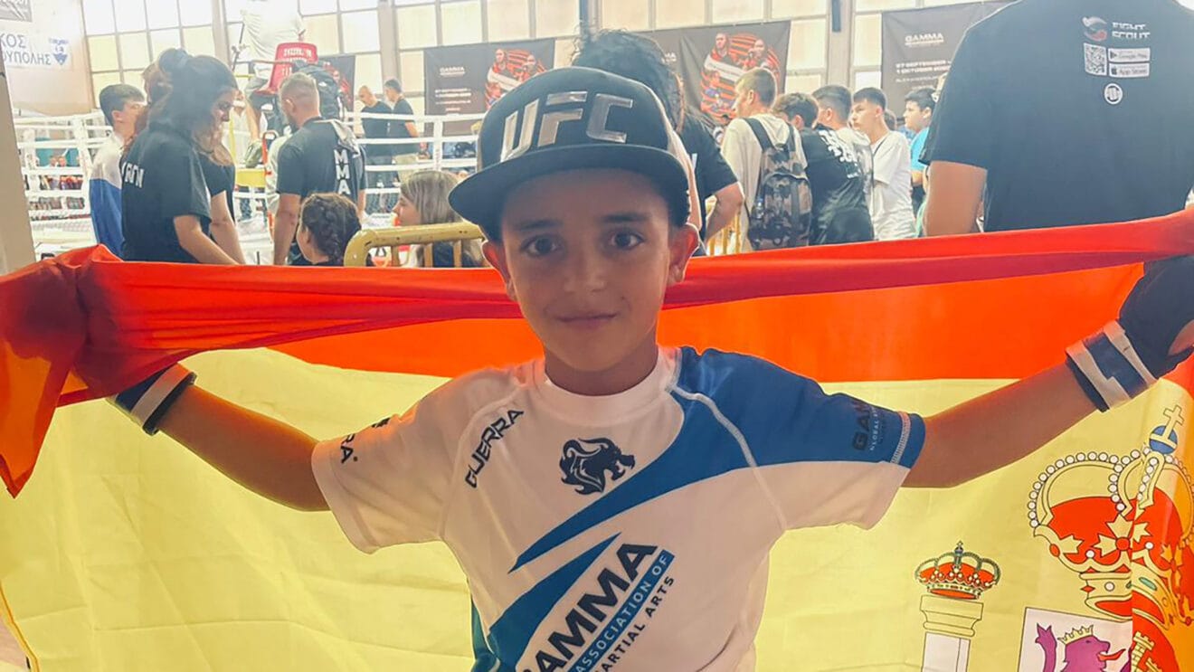 Oliver Trallero durante la competición