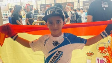 oliver trallero durante la competicion