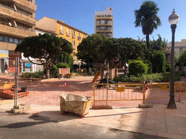La nueva Glorieta de Dénia ya encara el esperado fin de sus obras 6 parte posterior de la glorieta de denia casi terminada