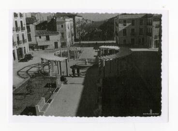 Plaza del Cristo Rey tras ser construida | Arxiu Municipal de Dénia