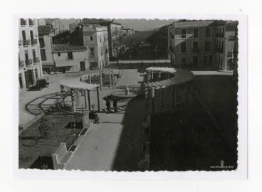 Plaza del Cristo Rey tras ser construida | Arxiu Municipal de Dénia