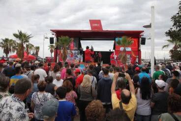 Salida de la etapa 8 de La Vuelta Ciclista en Dénia 19