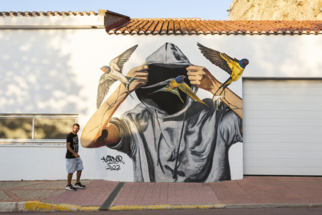 Imagen: Tardor en uno de sus últimos murales hechos en Dénia