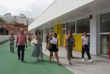 visita al nuevo aulario del pou de la muntanya 14