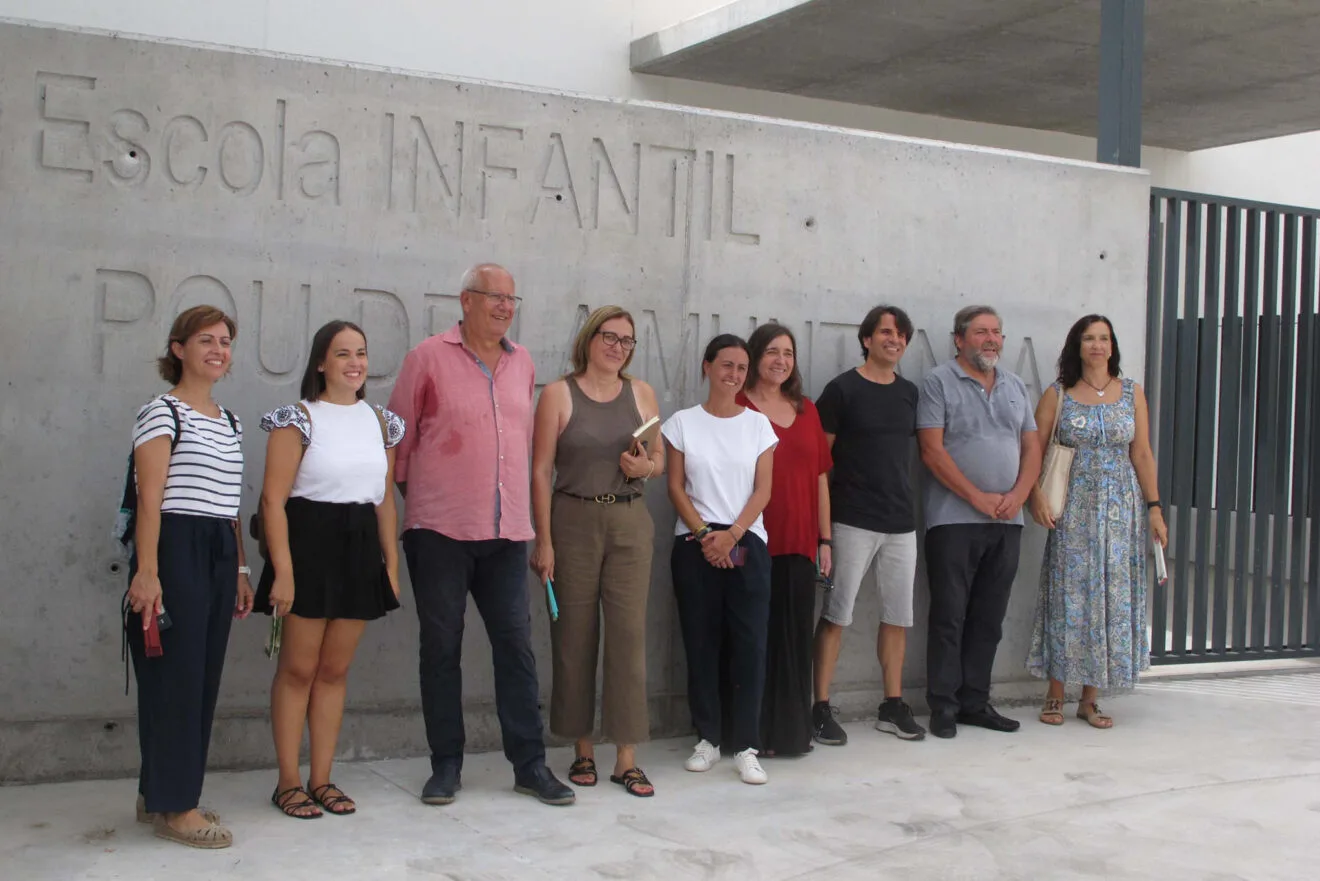Visita al nuevo aulario del Pou de la Muntanya
