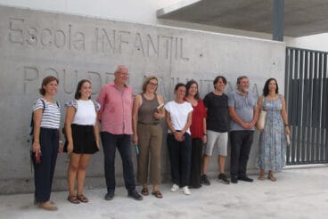 Visita al nuevo aulario del Pou de la Muntanya