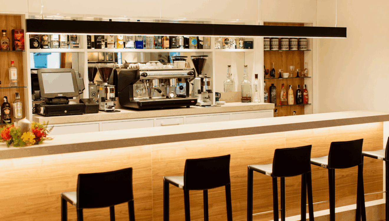 Zona bar del hotel