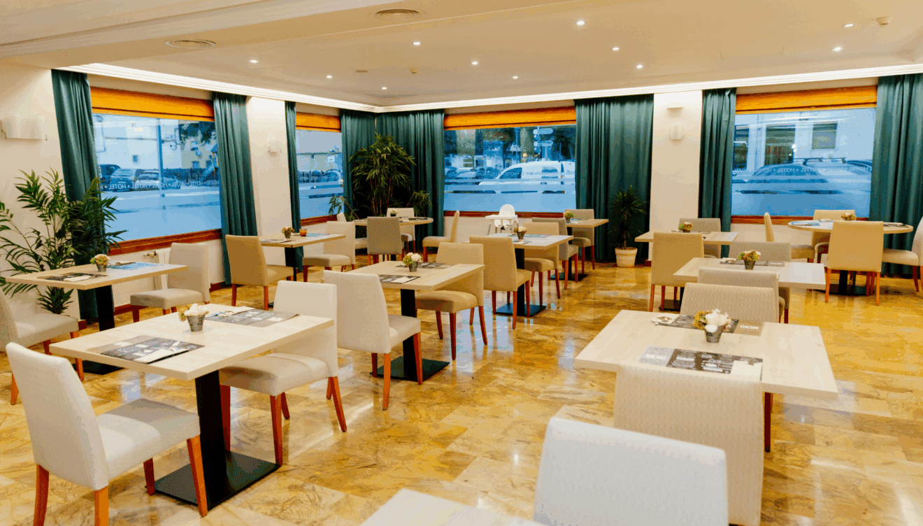 Zona comedor del hotel