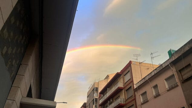 Imagen: Arcoíris sobre Dénia