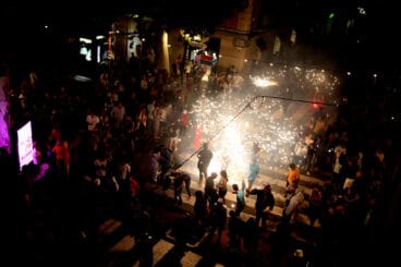 Correfoc en Dénia por el 9 d’Octubre 08