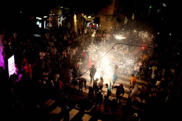 correfoc en denia por el 9 doctubre 08