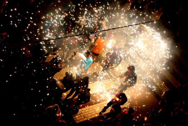 correfoc en denia por el 9 doctubre 11