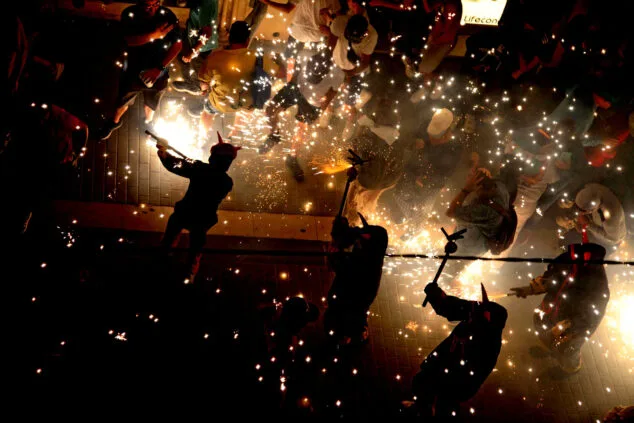 correfoc en denia por el 9 doctubre 13