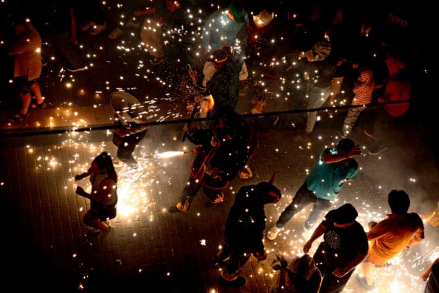 correfoc en denia por el 9 doctubre 15