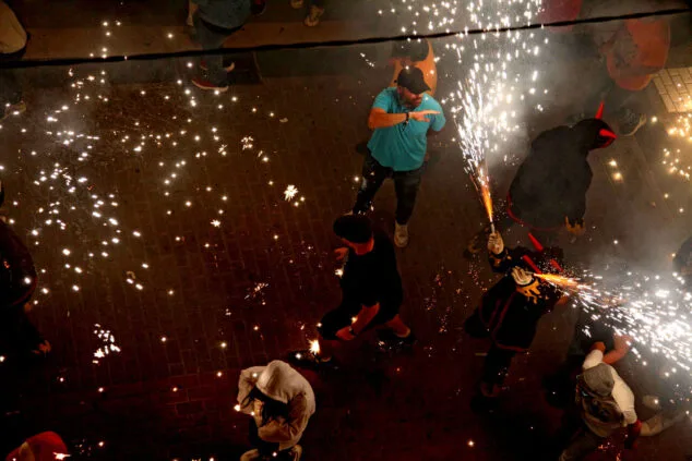 correfoc en denia por el 9 doctubre 16