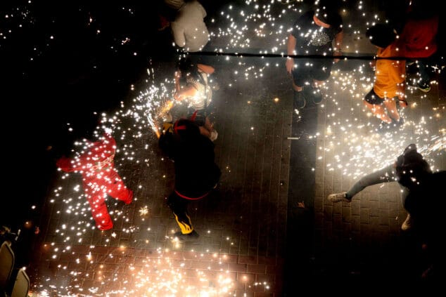 correfoc en denia por el 9 doctubre 17