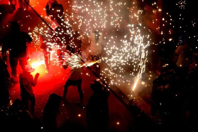 correfoc en denia por el 9 doctubre 23